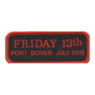 July 2018 Friday the 13th Bar Patch