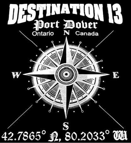 Destination Port Dover Compass Shirt - Friday the 13th