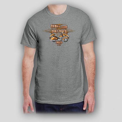Friday-13th-mens-graphite-heather-tee-Classic-Ride-front