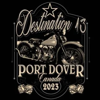 Lucky 13 Friday 13th Tshirt Mens Back