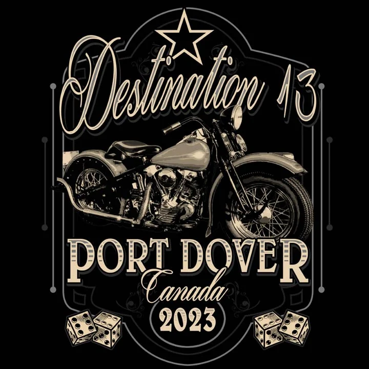 Lucky 13 Friday 13th Tshirt Mens Back