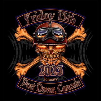 Lunatic Fringe Friday 13th Tshirt Mens Front