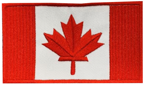 Canada Flag Patch - On The Fringe - Friday the 13th