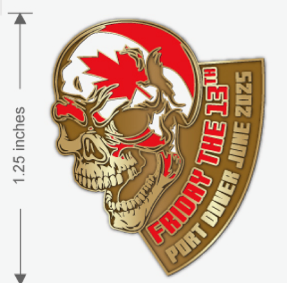 June Skull Pin