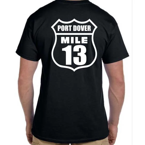 Mile 13 Black Tee - Image 2